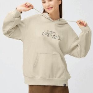 GU Olive Chiikawa Hoodie Sweater